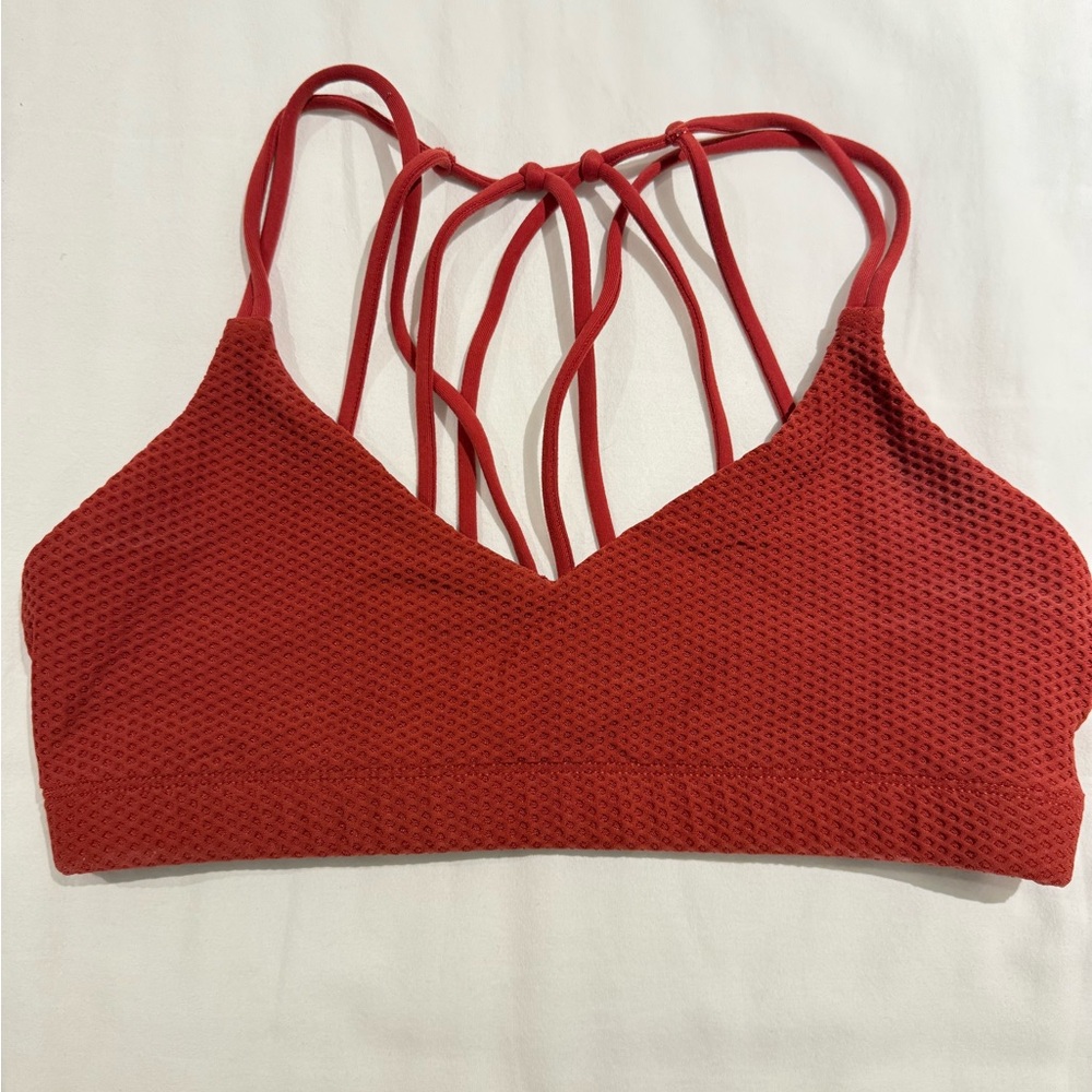 Lorna Jane Red Strappy Bra